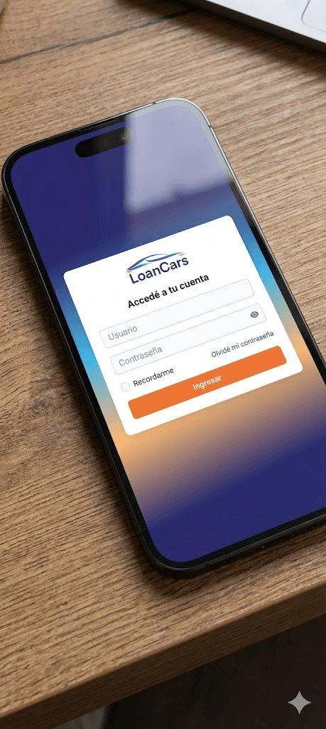 App exclusiva para agencias LoanCars